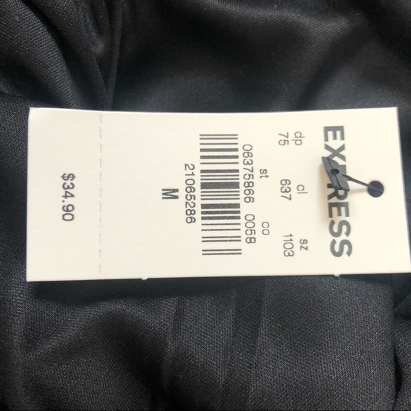 Express cropped shimmer tank top M - Picture 4 of 6